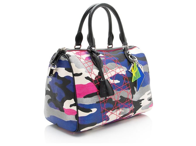 Borsa Satchel Anselm Reyle in Tela Edizione Limitata Dior - vista 2