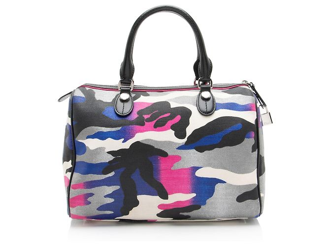 Borsa Satchel Anselm Reyle in Tela Edizione Limitata Dior - vista 3