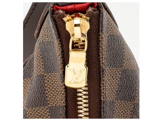 Borsa a Spalla Louis Vuitton Damier Ebene Bloomsbury PM Marrone - vista 10
