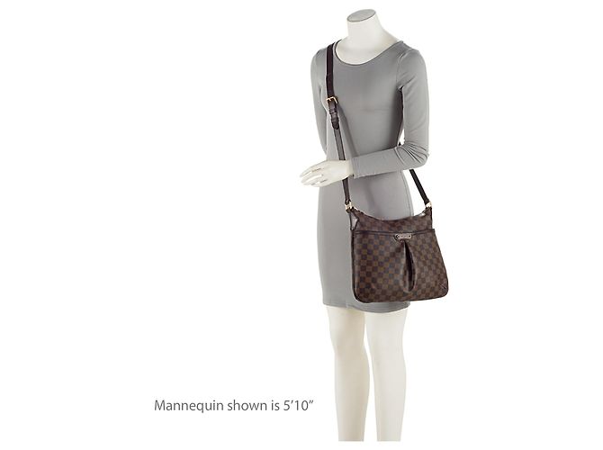 Borsa a Spalla Louis Vuitton Damier Ebene Bloomsbury PM Marrone - vista 5