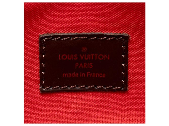 Borsa a Spalla Louis Vuitton Damier Ebene Bloomsbury PM Marrone - vista 8