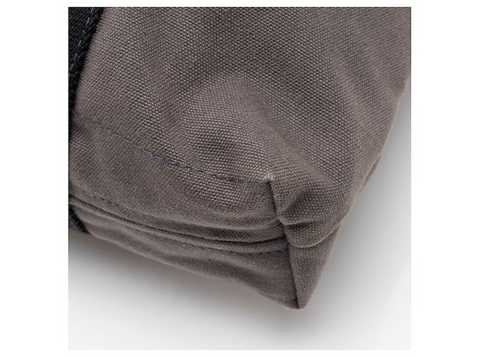 Hermès Hermes Toile Fourre Tout Shopping Tote Nero - vista 9
