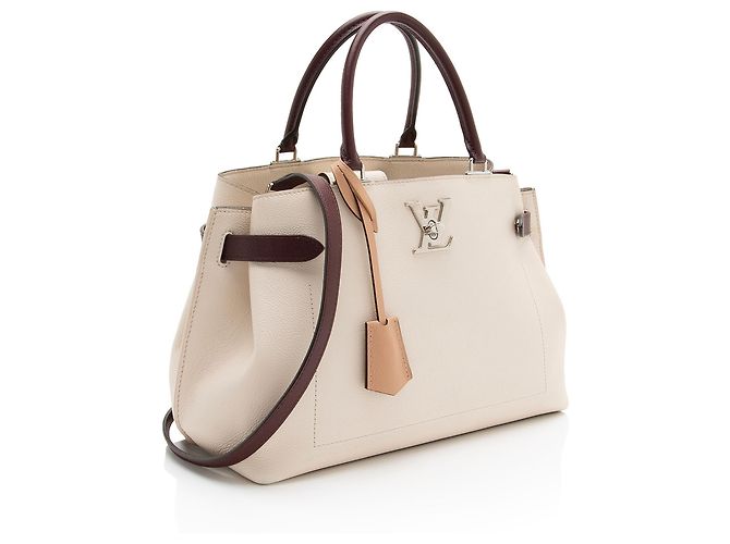 Tote Louis Vuitton in pelle di vitello Lockme Day Rosso - vista 2