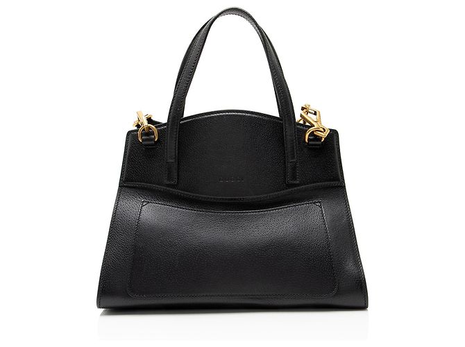 Bolsa Linea Totem de couro e cristal com borboleta Gucci Preto - vista 3