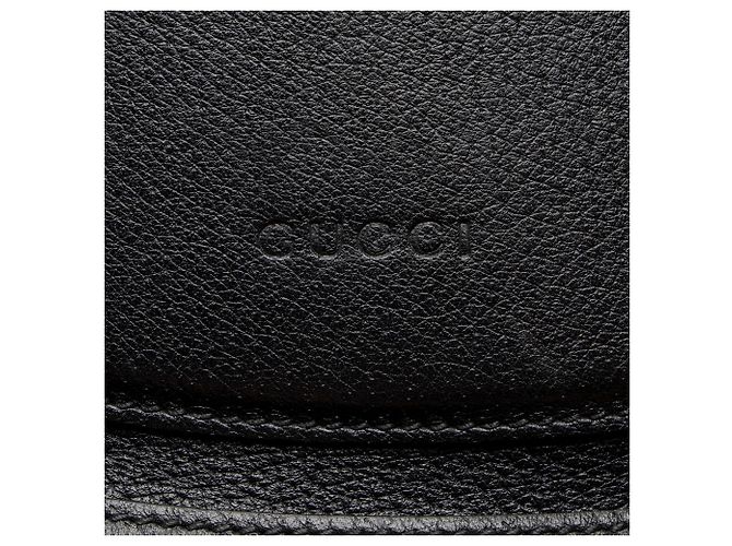 Bolsa Linea Totem de couro e cristal com borboleta Gucci Preto - vista 9