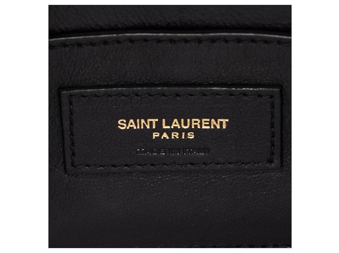 Bolso de hombro Saint Laurent Monogram Solferino Medium en piel de becerro Roja - vista 8