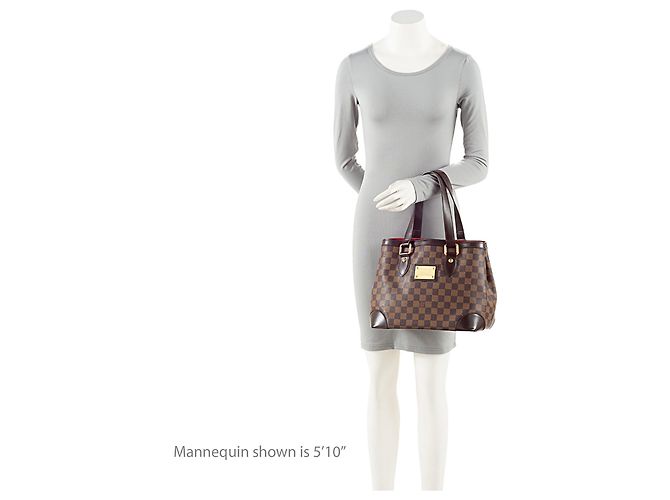 Tote Louis Vuitton Damier Ebene Hampstead PM Marrone - vista 5