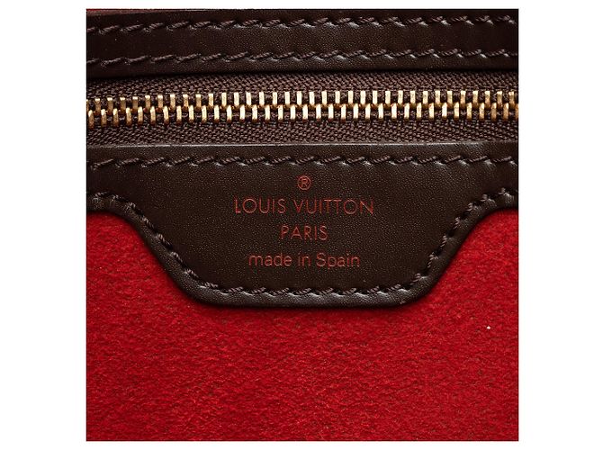 Tote Louis Vuitton Damier Ebene Hampstead PM Marrone - vista 8