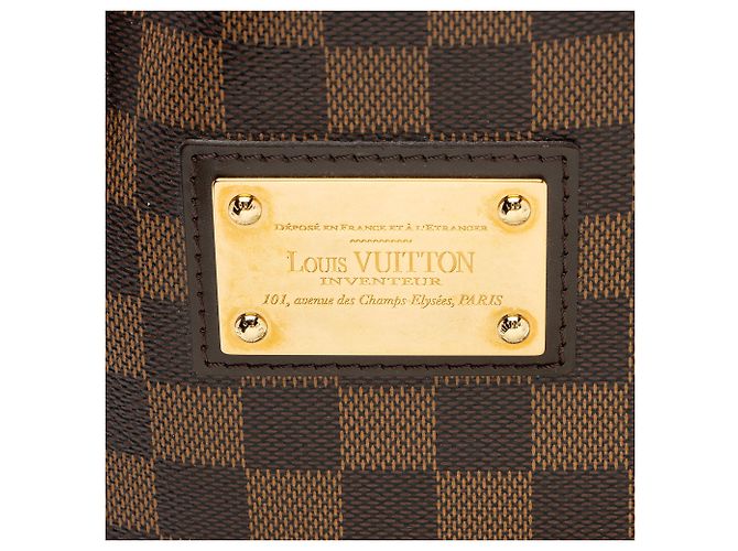 Tote Louis Vuitton Damier Ebene Hampstead PM Marrone - vista 9