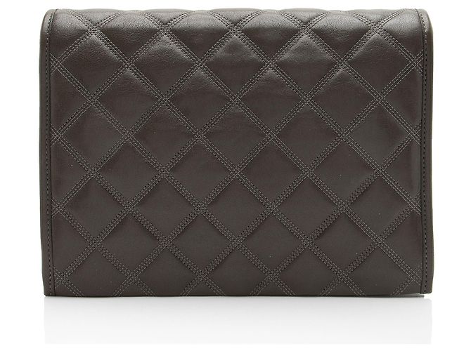 Borsa a tracolla Becky piccola in pelle trapuntata con monogramma a diamante Saint Laurent - vista 3