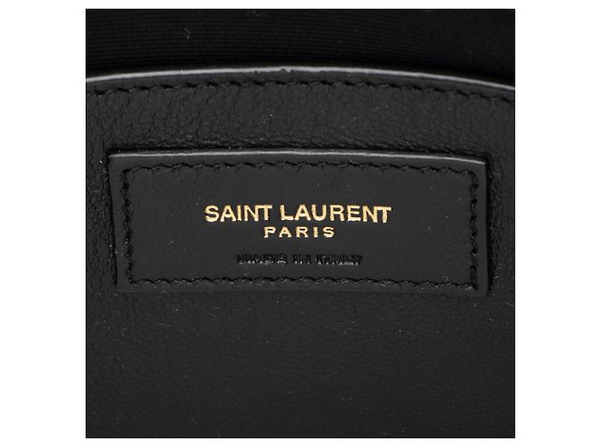 Borsa a tracolla Becky piccola in pelle trapuntata con monogramma a diamante Saint Laurent - vista 8