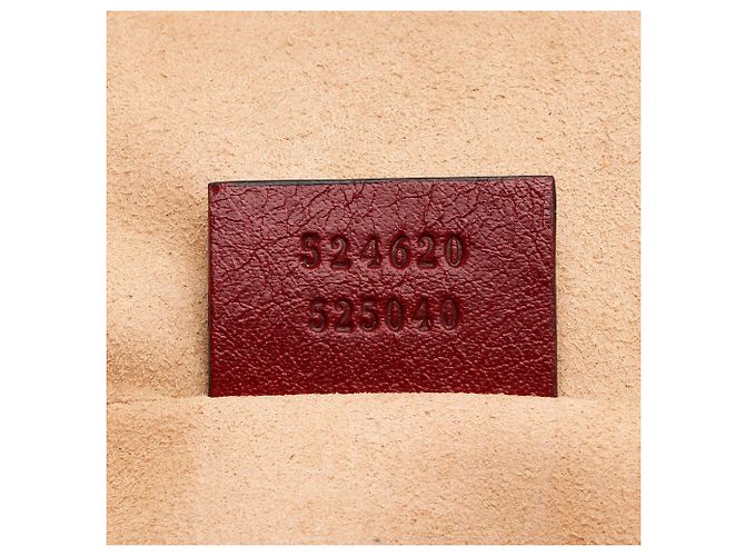 Piccola borsa a tracolla in pelle Gucci Re(Belle) Rosso - vista 6