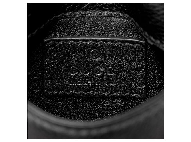 Tarjetero Blondie de piel Gucci con correa Negro - vista 8