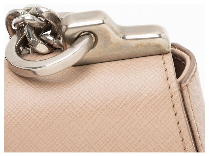 Prada Saffiano Lux Sidonie Shoulder Bag Pink - view 10