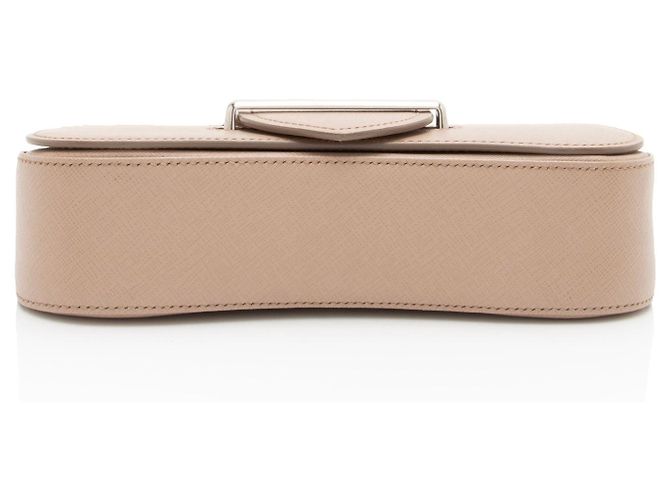 Prada Saffiano Lux Sidonie Shoulder Bag Pink - view 4