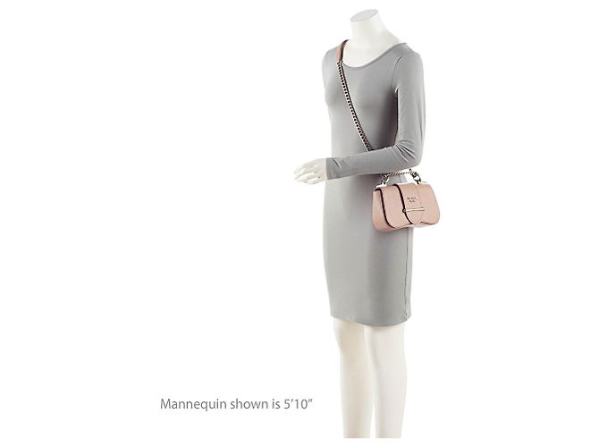 Prada Saffiano Lux Sidonie Shoulder Bag Pink - view 5