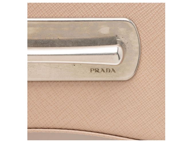 Prada Saffiano Lux Sidonie Shoulder Bag Pink - view 9
