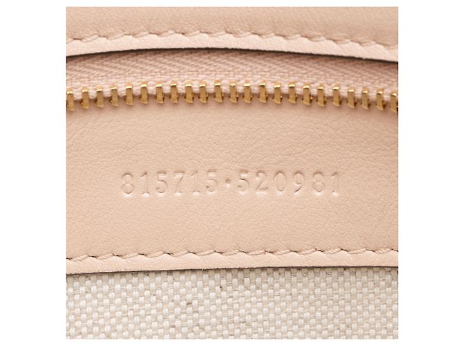 Borsa a tracolla Gucci Leather Blondie Chain Medium Rosa - vista 6