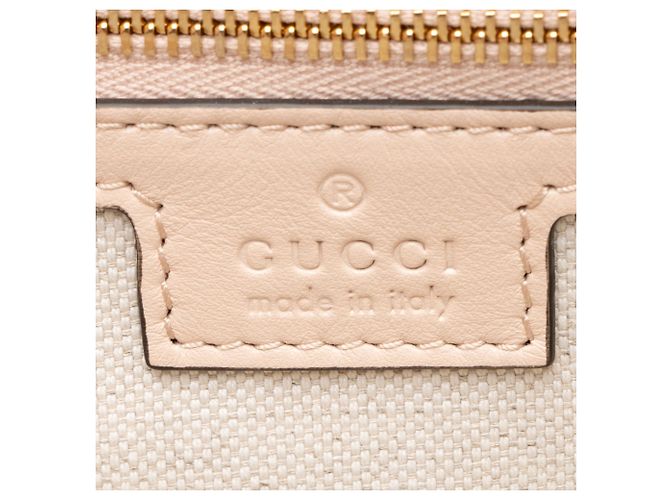Borsa a tracolla Gucci Leather Blondie Chain Medium Rosa - vista 8