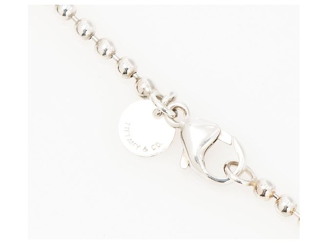 Collana con ciondolo a medaglione ovale Return to Tiffany in argento sterling Tiffany & Co. - vista 3