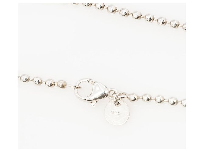 Collana con ciondolo a medaglione ovale Return to Tiffany in argento sterling Tiffany & Co. - vista 4