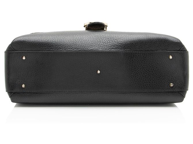 Borsa a mano e a spalla media in pelle di vitello con Interlocking G Gucci Nero - vista 4