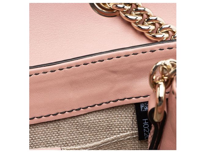 Borsa a tracolla mini Emily in pelle Microguccissima Gucci Rosa - vista 10