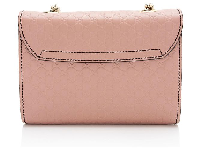 Borsa a tracolla mini Emily in pelle Microguccissima Gucci Rosa - vista 3