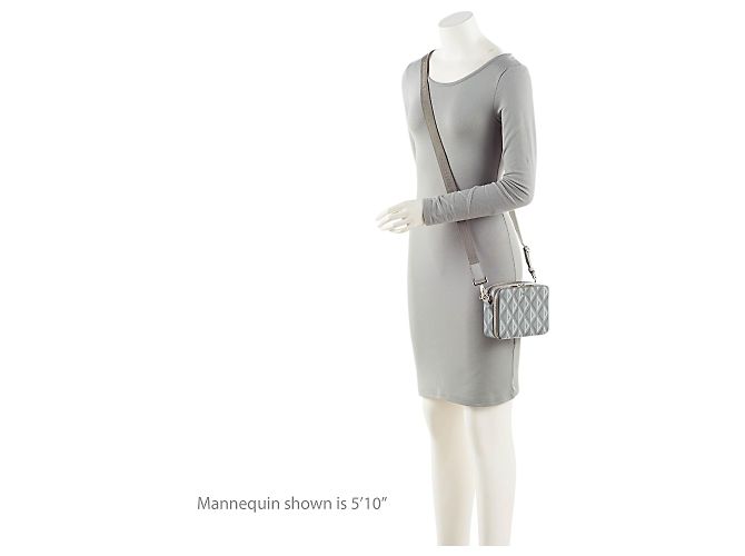 Messenger Dior CD Diamond Coated Canvas Grau - Ansicht 5