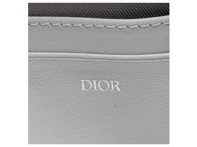 Messenger Dior CD Diamond Coated Canvas Grau - Ansicht 7