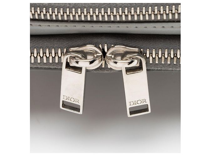 Messenger Dior CD Diamond Coated Canvas Grau - Ansicht 9