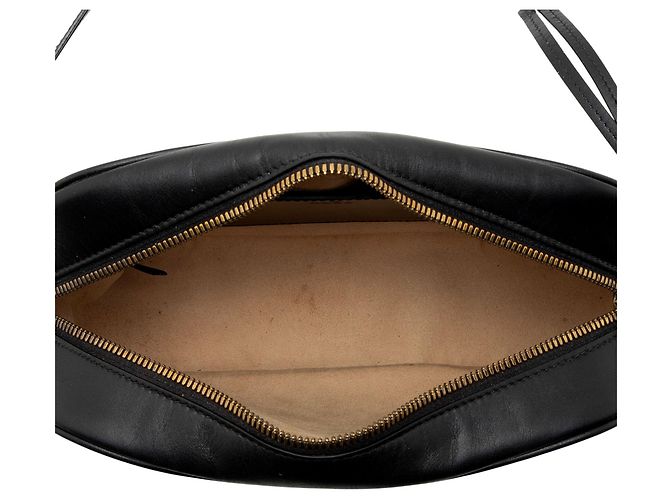 Borsa Gucci Matelasse Leather GG Marmont Small Camera Bag Nero - vista 7