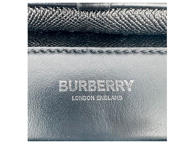 Zaino Burberry Rocco in pelle granulata nera Nero - vista 10