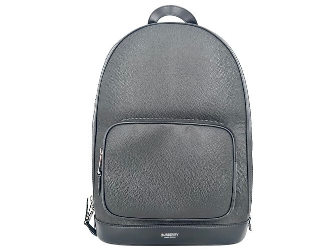 Zaino Burberry Rocco in pelle granulata nera Nero - vista 17