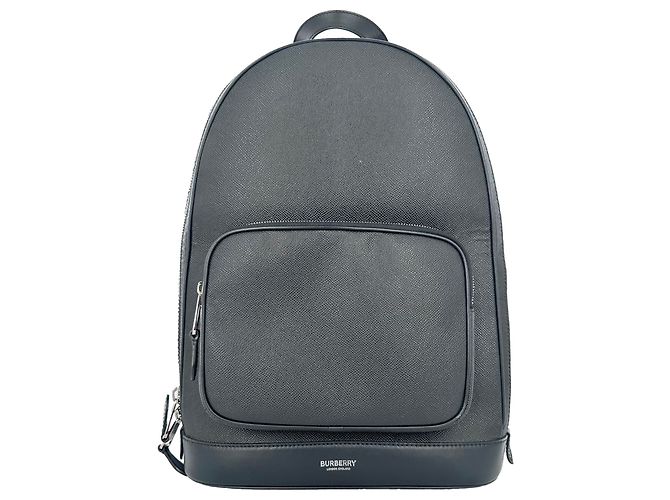 Zaino Burberry Rocco in pelle granulata nera Nero - vista 2