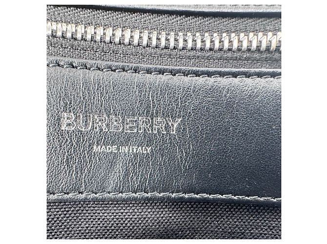 Zaino Burberry Rocco in pelle granulata nera Nero - vista 29