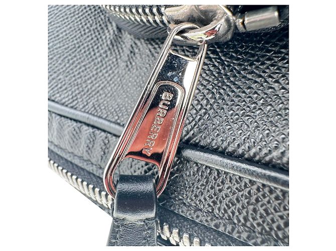Zaino Burberry Rocco in pelle granulata nera Nero - vista 33
