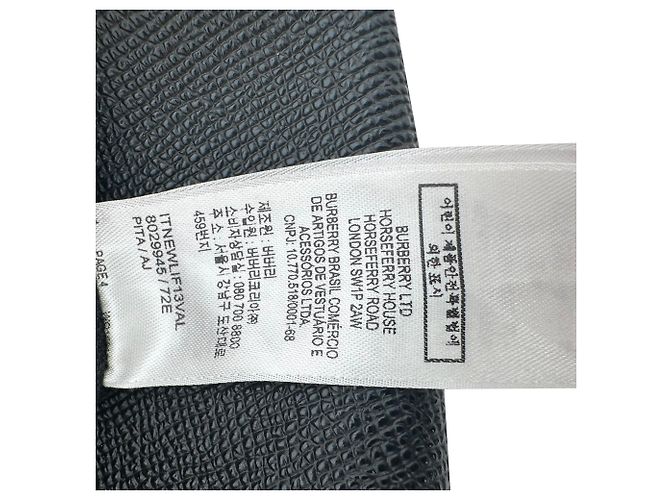 Zaino Burberry Rocco in pelle granulata nera Nero - vista 35