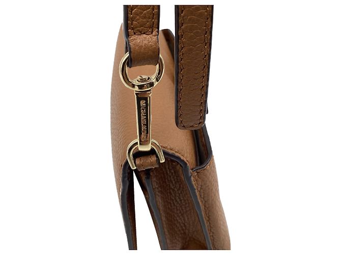Borsa a tracolla Michael Kors Jet Set in pelle marrone - vista 14