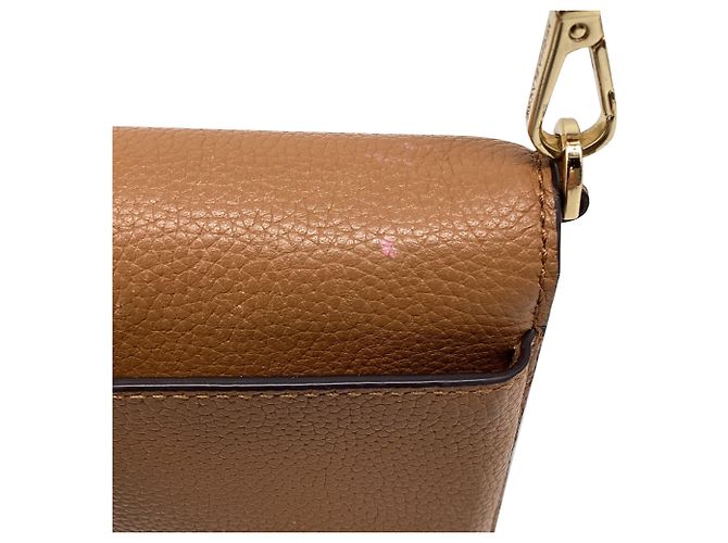 Borsa a tracolla Michael Kors Jet Set in pelle marrone - vista 15