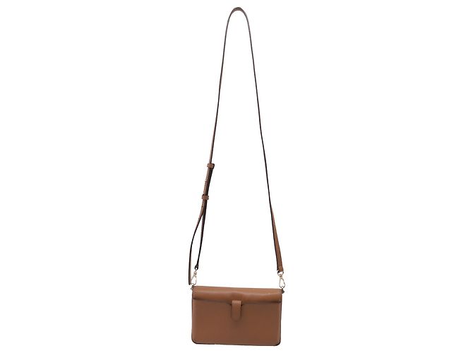 Borsa a tracolla Michael Kors Jet Set in pelle marrone - vista 4