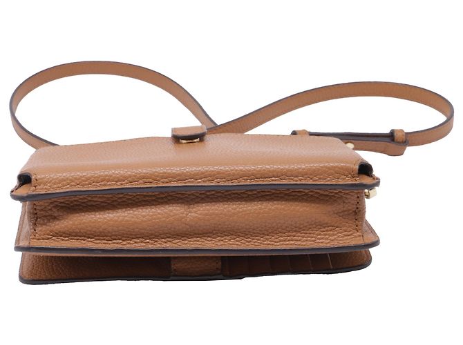 Borsa a tracolla Michael Kors Jet Set in pelle marrone - vista 5