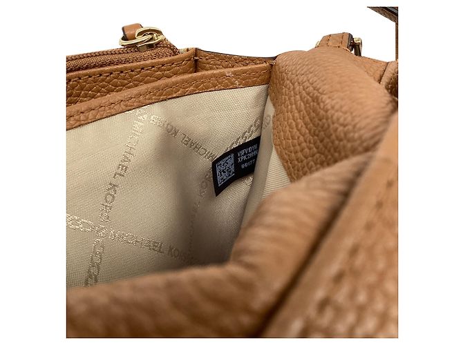 Borsa a tracolla Michael Kors Jet Set in pelle marrone - vista 6