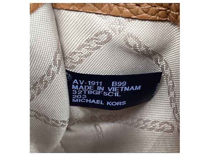 Borsa a tracolla Michael Kors Jet Set in pelle marrone - vista 7