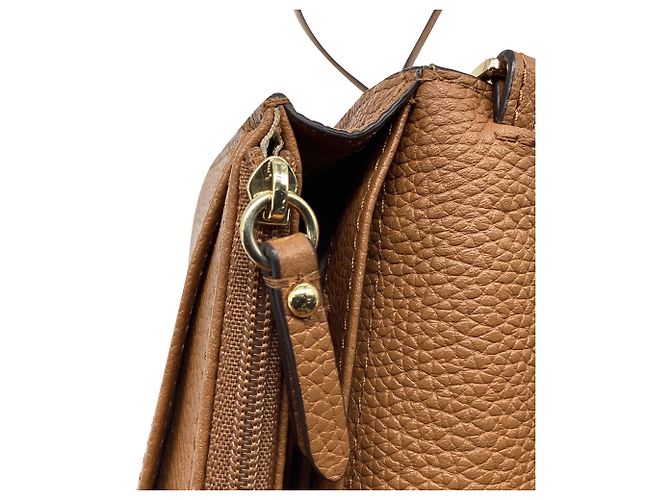 Borsa a tracolla Michael Kors Jet Set in pelle marrone - vista 8