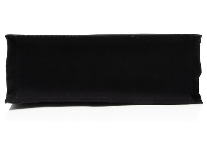 Tote Large Rive Gauche em canvas e couro de vitelo Saint Laurent Preto - vista 4