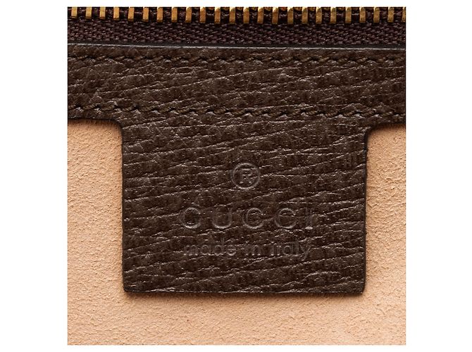 Borsa Gucci GG Supreme Ophidia Dome Medium Marrone Beige - vista 8
