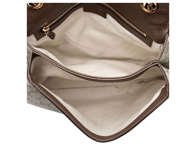 Borsa a Spalla Gucci GG Supreme Blondie Medium Marrone Beige - vista 7