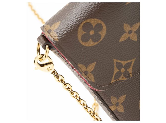 Louis Vuitton Monogram Canvas Felicie Pochette Marrone - vista 10