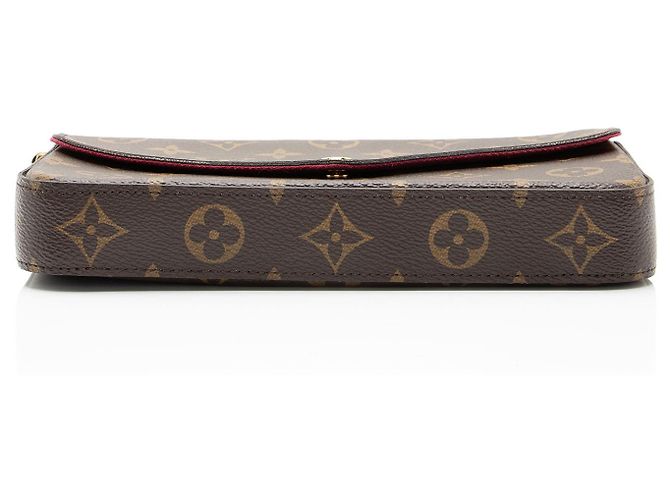 Louis Vuitton Monogram Canvas Felicie Pochette Marrone - vista 4